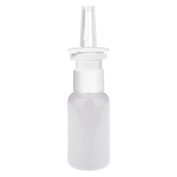 Flacon spray nasal 20 ml blanc/transparent STD WhiteLine UT18/20