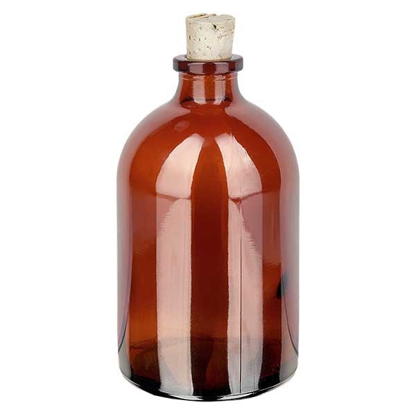 500ML Bouteille en verre ambre