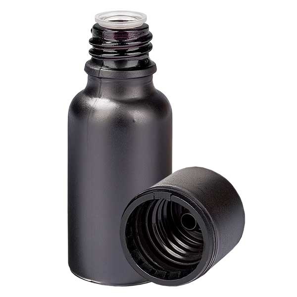 Flacon 20 ml bouchon à vis 6 mm avec bague d&#039;inviolabilité de BlackLine UT18/10 UNiTWIST