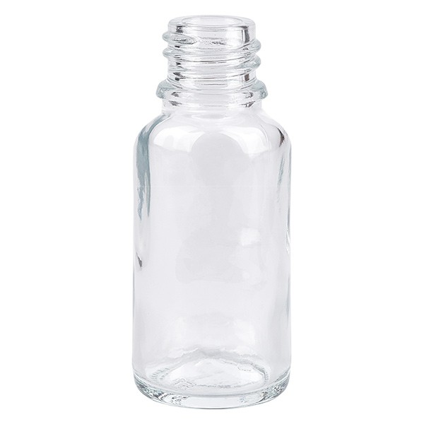 Flacon compte-gouttes 30 ml DIN18 - verre clair