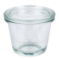 Pot gourmet 80ml avec couvercle en verre WECK RR60 Pot gourmet 80ml avec couvercle en verre WECK RR60