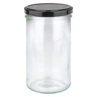 Verre renversé de 277ml avec couvercle BasicSeal noir UNiTWiST Verre renversé de 277ml avec couvercle BasicSeal noir UNiTWiST