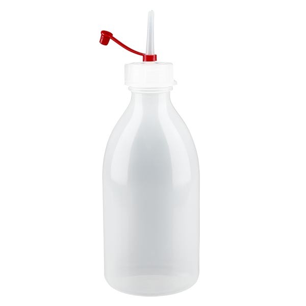 DKBT - 3 Bouteilles Vides Plastique 250 Ml - Col Large, étanches - Pour échantillons, Stockage