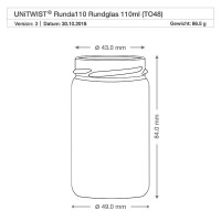 Aperçu: Bocal Twist-Off 110 ml rond Aperçu: Bocal Twist-Off 110 ml rond