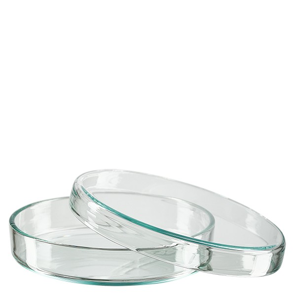 Boîte de Petri en verre sans compartiments, 80x15mm