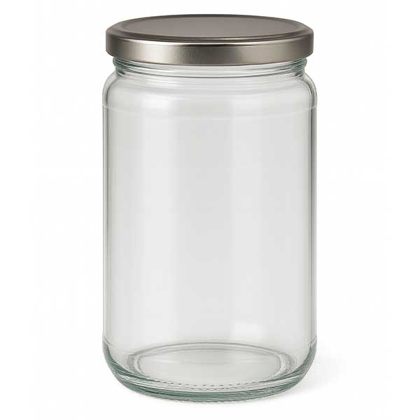 Verre rond 305ml avec couvercle BasicSeal argent UNiTWiST