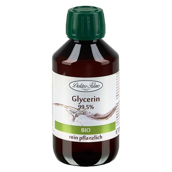 Glycérine bio 99,7 % en bouteille PET brune 200 ml (inviolabilité) - E 422