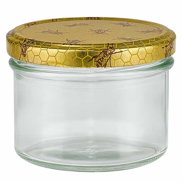 225ml pot renversé + couvercle BasicSeal Nid d'abeille UNiTWiST