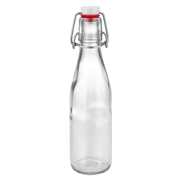 Bouteille en verre de 250 ml + bouchon mécanique PVC UNiTWIST