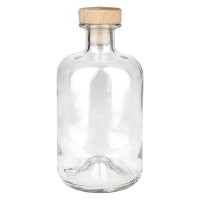 Flacon à pharmacie « Eco » 500 ml avec bouchon en bois UNiTWIST® Flacon à pharmacie « Eco » 500 ml avec bouchon en bois UNiTWIST®