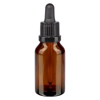 Flacon pharma. ambré 15 ml piette noir inviolable Flacon pharma. ambré 15 ml piette noir inviolable