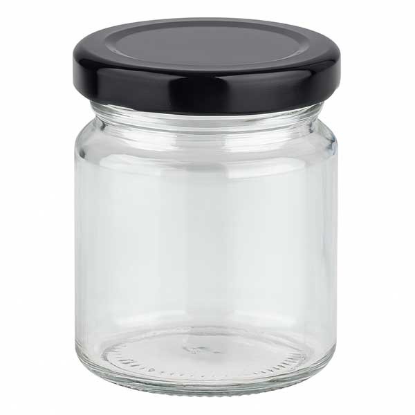 Verre rond 53ml avec couvercle BasicSeal noir UNiTWIST