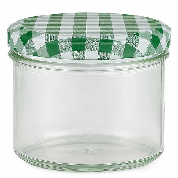 225ml verre à pied + couvercle BasicSeal vert/blanc UNiTWiST