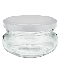 Pot à terrine 120ml avec couvercle BasicSeal blanc UNiTWIST Pot à terrine 120ml avec couvercle BasicSeal blanc UNiTWIST