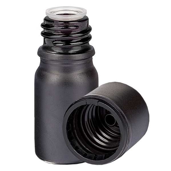 Flacon 5 ml bouchon à vis 3 mm avec bague d&#039;inviolabilité de BlackLine UT18/5 UNiTWIST