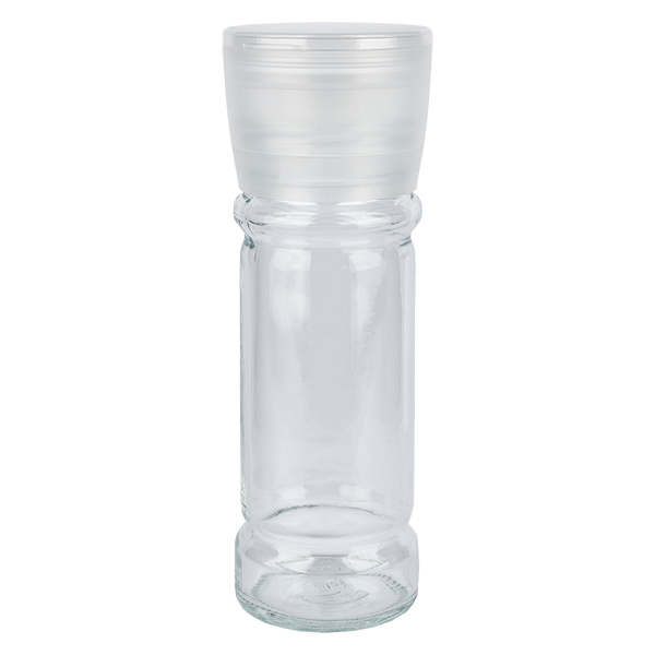 250ml ronde forme de cylindre en plastique transparent de qualité