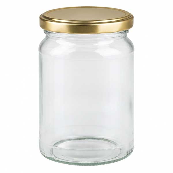 Pot rond 205ml avec couvercle BasicSeal or UNiTWIST