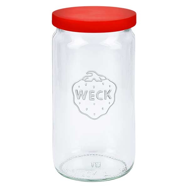 Bocal cylindre WECK 340ml avec couvercle