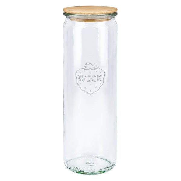 Bocal cylindre WECK 600ml avec couvercle