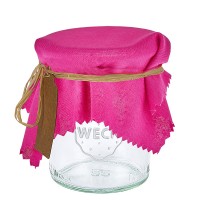 Aperçu: 1 housse en tissu 150x150 mm rose pour diamètre de couvercle 43-100 mm Aperçu: 1 housse en tissu 150x150 mm rose pour diamètre de couvercle 43-100 mm