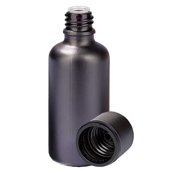 Flacon 50 ml bouchon à vis 6 mm avec bague d&#039;inviolabilité de BlackLine UT18/50 UNiTWIST