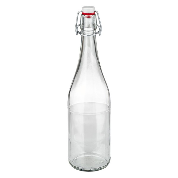 Bouteille en verre de 750 ml + bouchon mécanique en PVC UNiTWIST