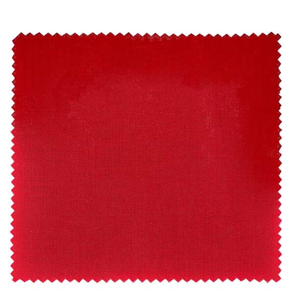 1 napperon en tissu 150 x 150 mm rouge pour couvercle de diamètre 43 à 100 mm
