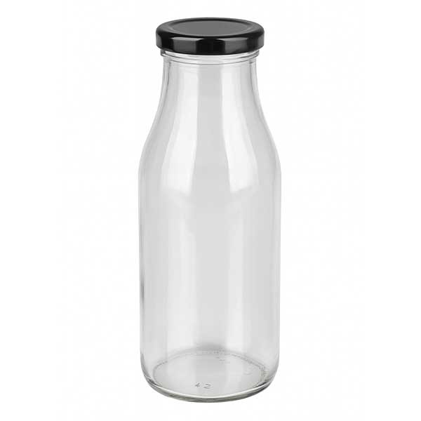 Bouteille 263ml avec couvercle BasicSeal noir UNiTWIST