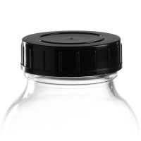 Capsule à vis en PP noir 55 mm (DIN 55) Capsule à vis en PP noir 55 mm (DIN 55)