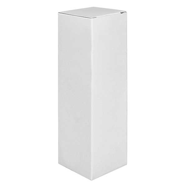 Boîte pliante BP4 en carton blanc, hauteur 97 mm