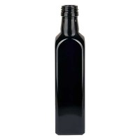 Bouteille d'huile rectangulaire en verre violet 750 ml, UNI 31,5x24 Bouteille d'huile rectangulaire en verre violet 750 ml, UNI 31,5x24