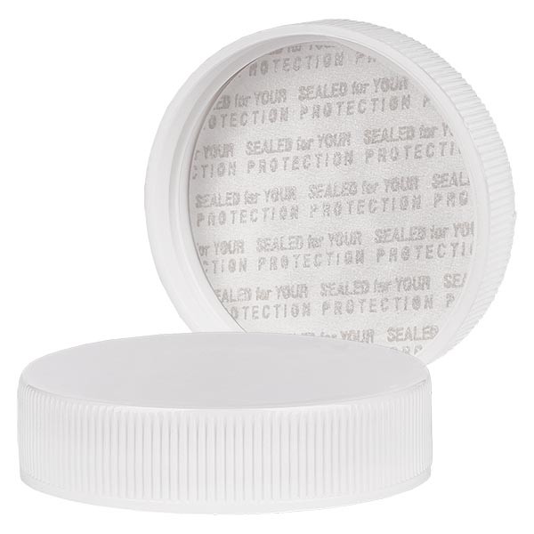 Bouchon à vis. 45 mm blanc SFYP auto-scellant