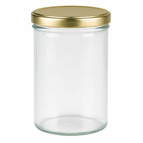 Verre renversé de 435ml avec couvercle BasicSeal or UNiTWIST