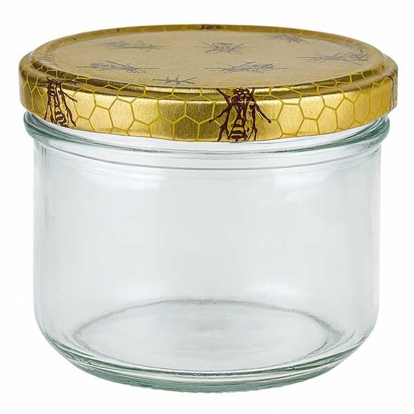 260ml Verre renversé + couvercle BasicSeal Nid d'abeille UNiTWiST