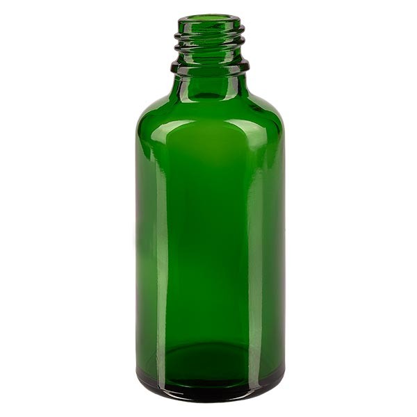 Flacon compte-gouttes vert 50 ml DIN18