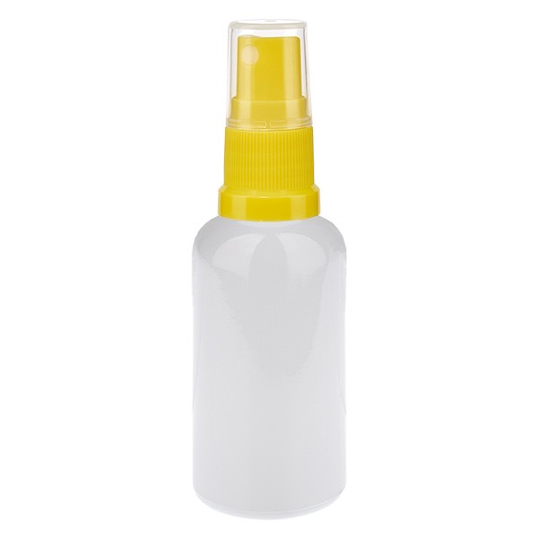 Flacon pulvérisateur 50 ml jaune/transparent STD WhiteLine UT18/50