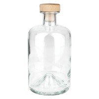 Flacon à pharmacie « Classic » 500 ml avec bouchon en bois UNiTWIST® Flacon à pharmacie « Classic » 500 ml avec bouchon en bois UNiTWIST®
