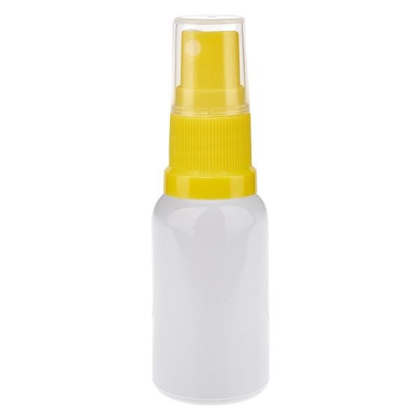 Flacon pulvérisateur 20 ml jaune/transparent STD WhiteLine UT18/20