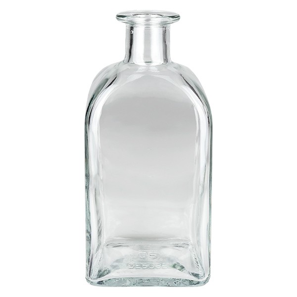 Flacon à pharmacie « Carre » 500 ml sans bouchon UNiTWIST®