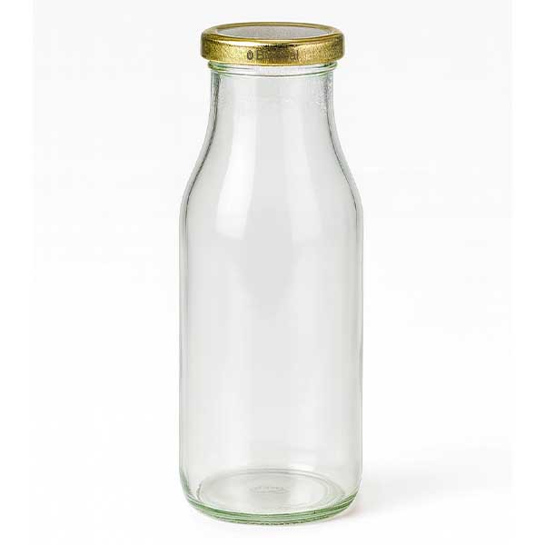 UNiTWIST Flacon de 263 ml avec bouchon Twist Off doré TO43 Bio Seal