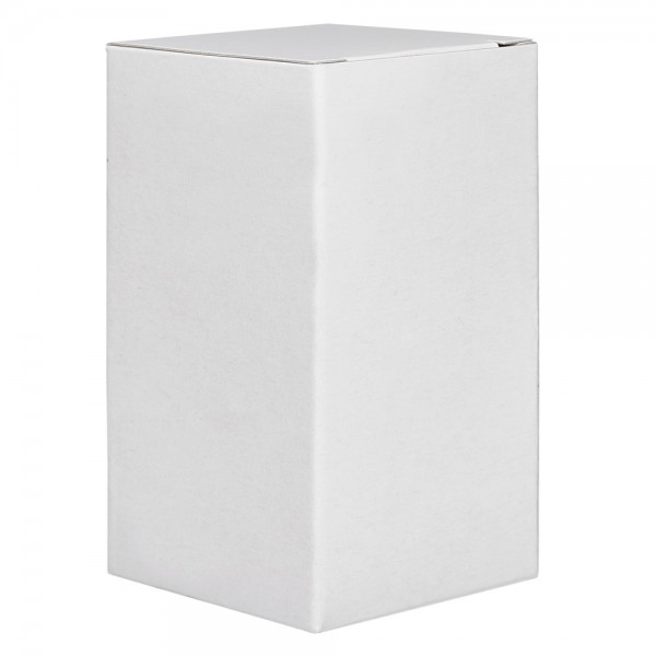 Boîte pliante BP2 en carton blanc, hauteur 97 mm