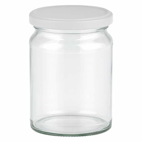 Pot rond 205ml avec couvercle BasicSeal blanc UNiTWIST
