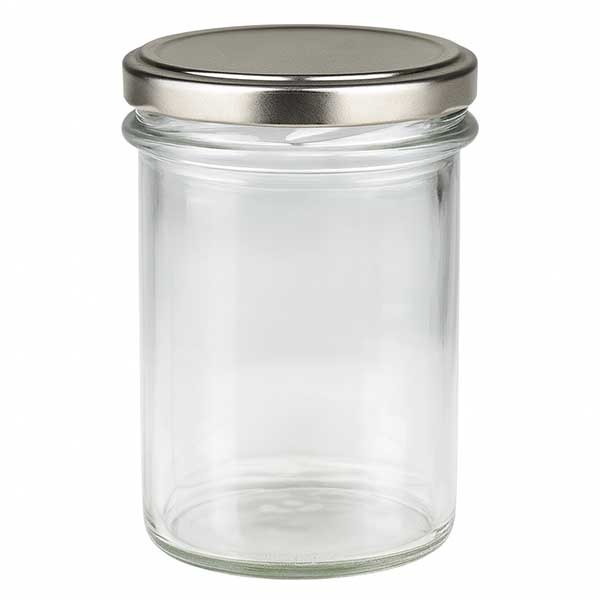 Verre renversé 230ml avec couvercle BasicSeal argent UNiTWiST