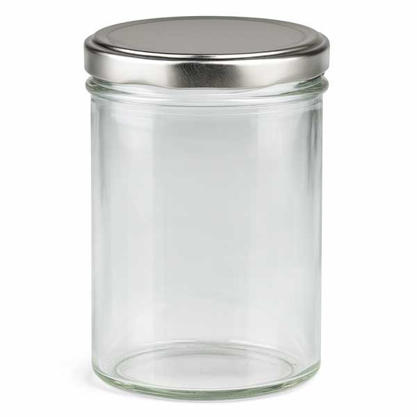 Verre renversé de 435ml avec couvercle BasicSeal argent UNiTWiST