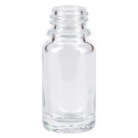 Flacon compte-gouttes 10 ml DIN18 - verre clair Flacon compte-gouttes 10 ml DIN18 - verre clair