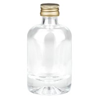 Flacon en verre 40 ml « Attila » avec bouchon à vis doré UNiTWIST® Flacon en verre 40 ml « Attila » avec bouchon à vis doré UNiTWIST®