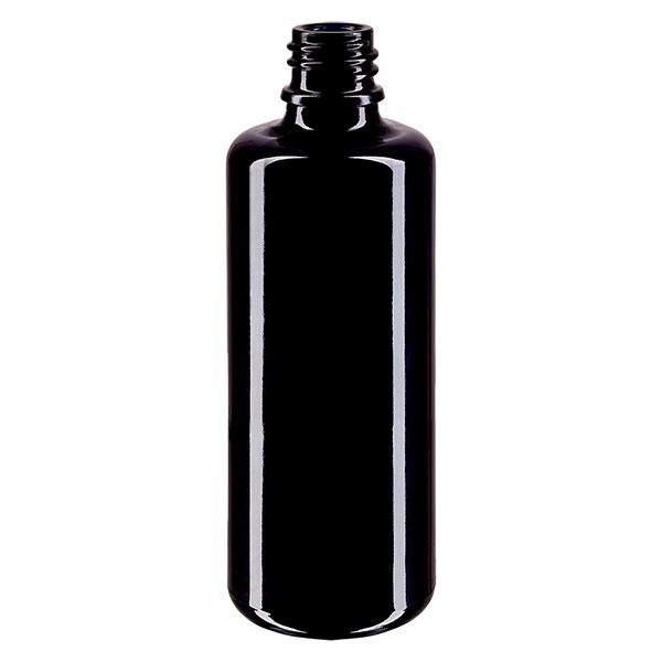 Flacon en verre violet 100 ml DIN18 (verre Miron)