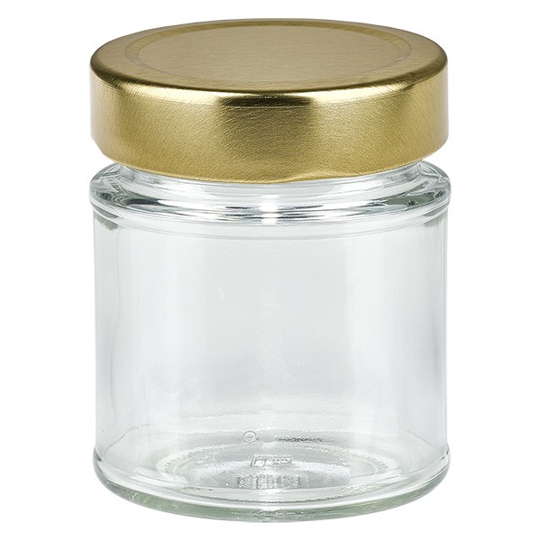 Verre rond 154ml avec couvercle BasicSeal gold deep UNiTWiST