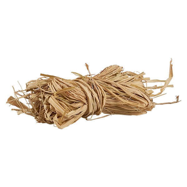 Raphia naturel - 30g - pour décorer et fixer des napperons en tissu