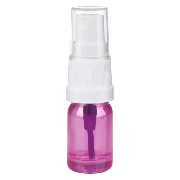 Flacon pulvérisateur 5 ml blanc/tr. avec bouchon standard PurpleLine UT18/5